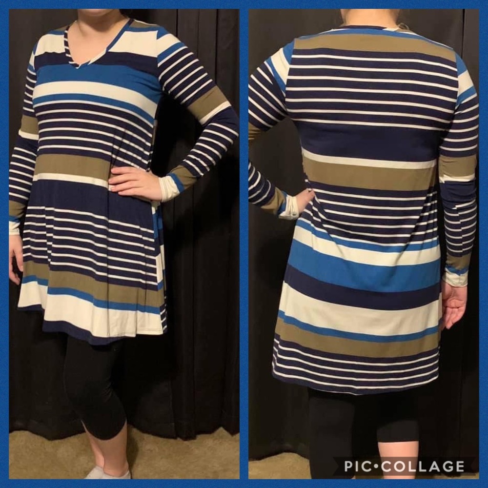 Blue Stripe Dress